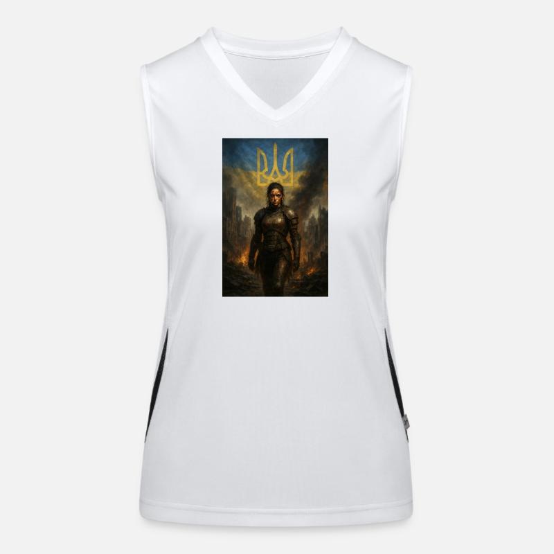 Mutter Ukraine Funktionelles Kontrast-Tank Top für Frauen