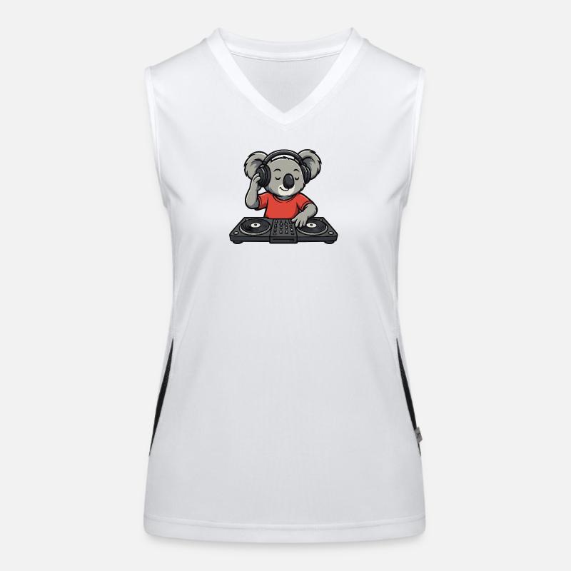 Koala DJ Women's Functional Contrast Tank Top