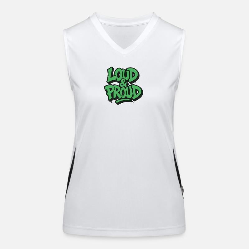 Loud & Proud Women's Functional Contrast Tank Top