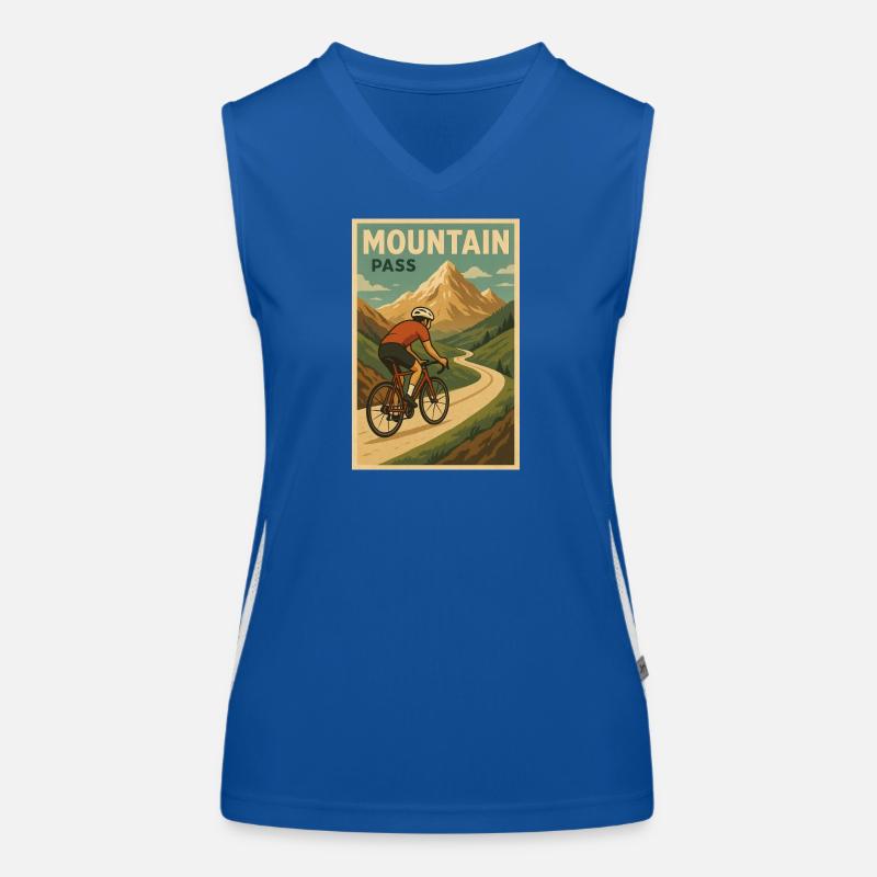 Bike Pass Mountain Pass Women's Functional Contrast Tank Top