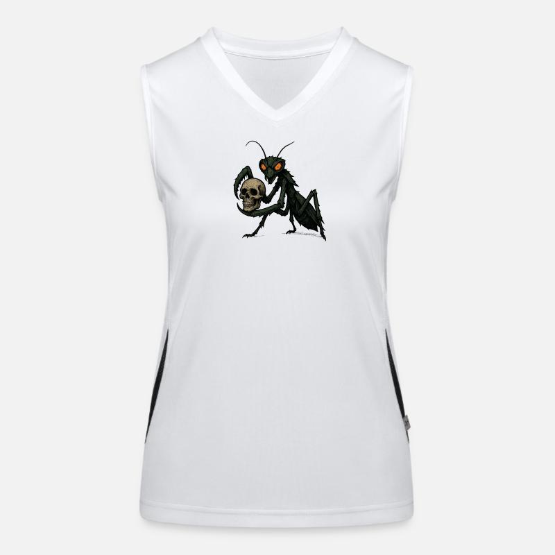 praying mantis Women's Functional Contrast Tank Top