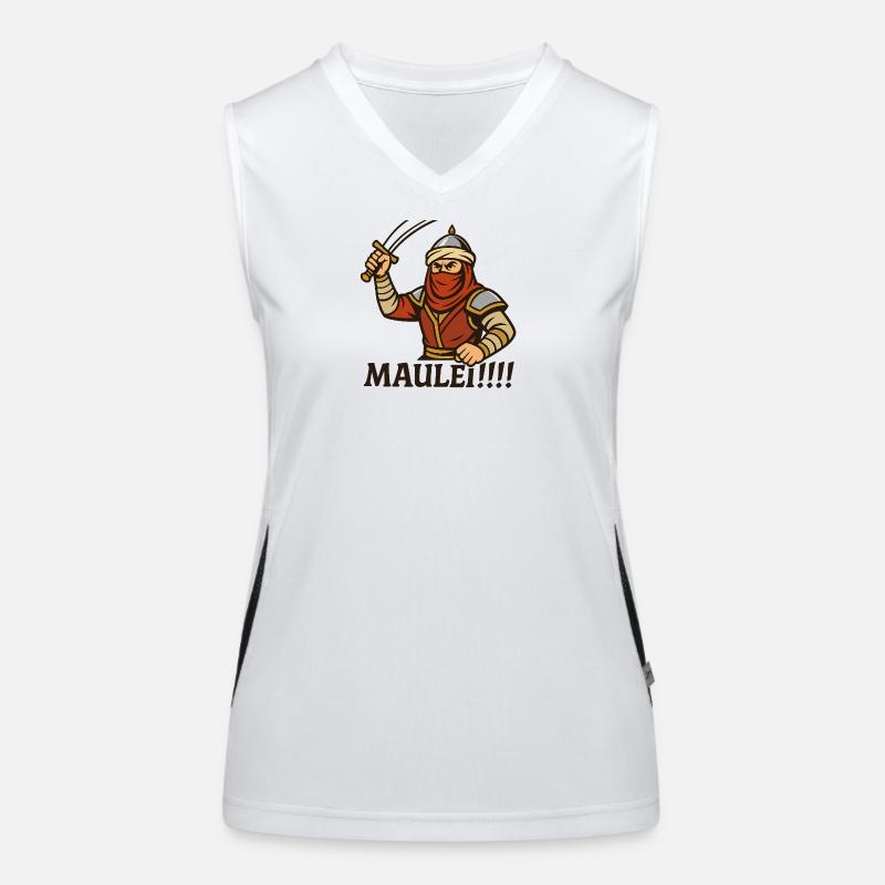 Arab Warrior – "Maulei!!" Women's Functional Contrast Tank Top