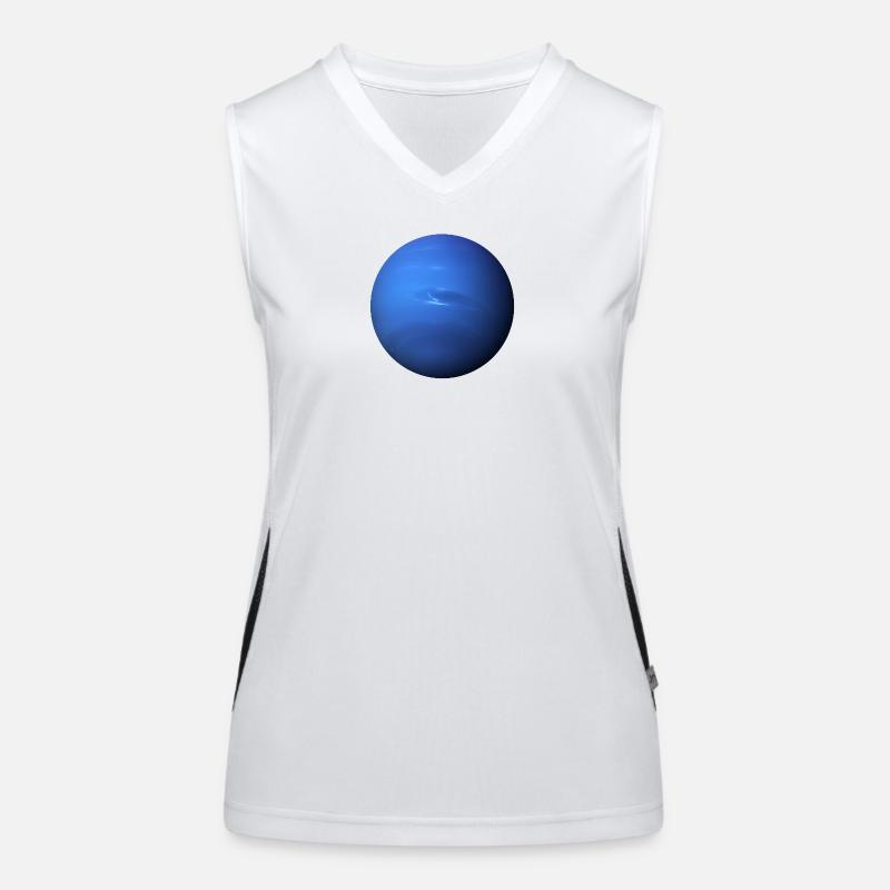 Neptun - Planet Neptun Funktionelles Kontrast-Tank Top für Frauen