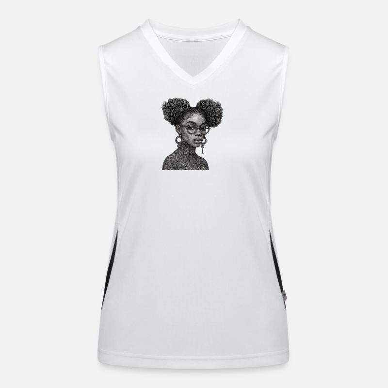 Moderne Königin Funktionelles Kontrast-Tank Top für Frauen