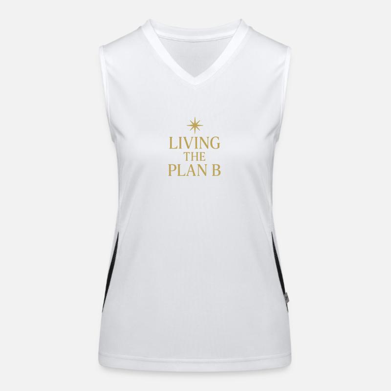 Living Plan B Women's Functional Contrast Tank Top
