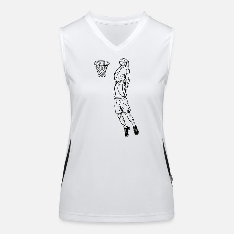 Basketball Slam Dunk Women's Functional Contrast Tank Top