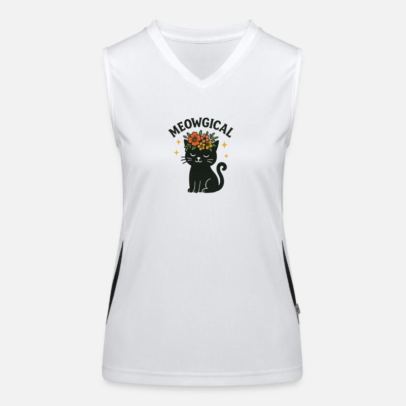 Conception de chat mignon magique - Meowgical Débardeur respirant contrasté Femme