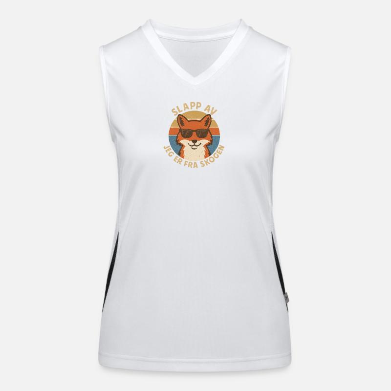 Relax fox Women's Functional Contrast Tank Top