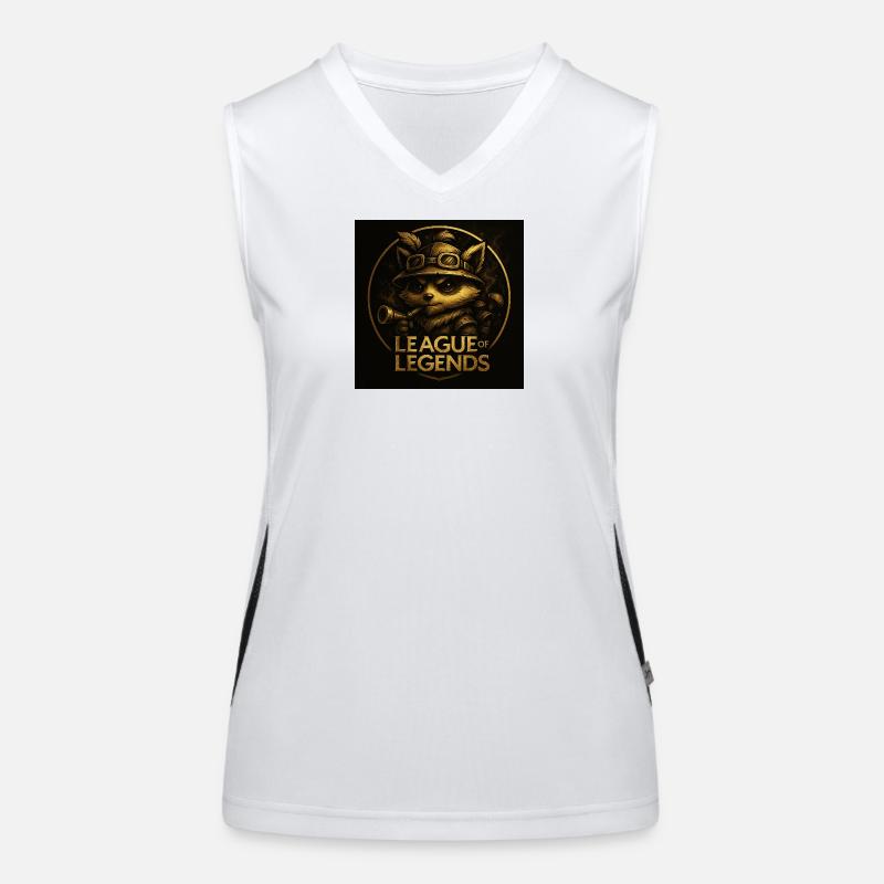 Teemo in Gold Women's Functional Contrast Tank Top
