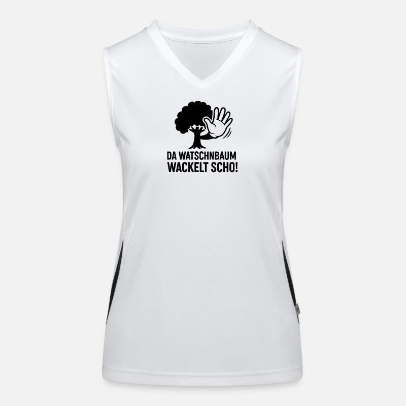 Waddle tree wobbles beautifully Women's Functional Contrast Tank Top