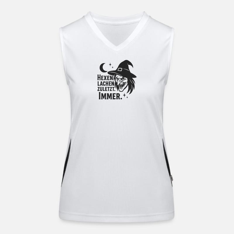 Witch laughs last Always Women's Functional Contrast Tank Top
