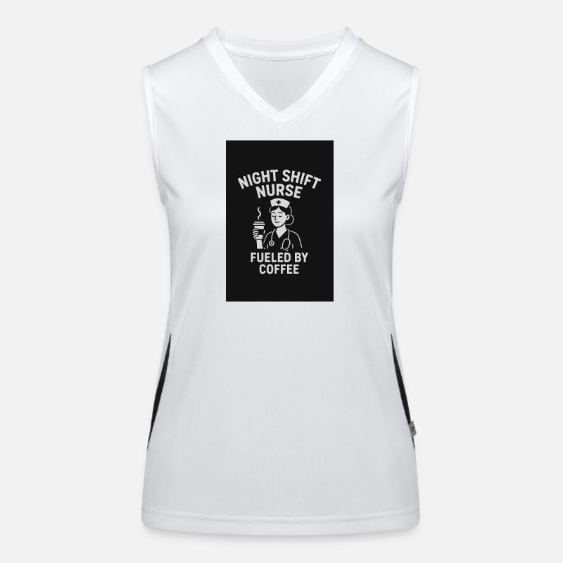 Night Shift Nurse Funktionelles Kontrast-Tank Top für Frauen