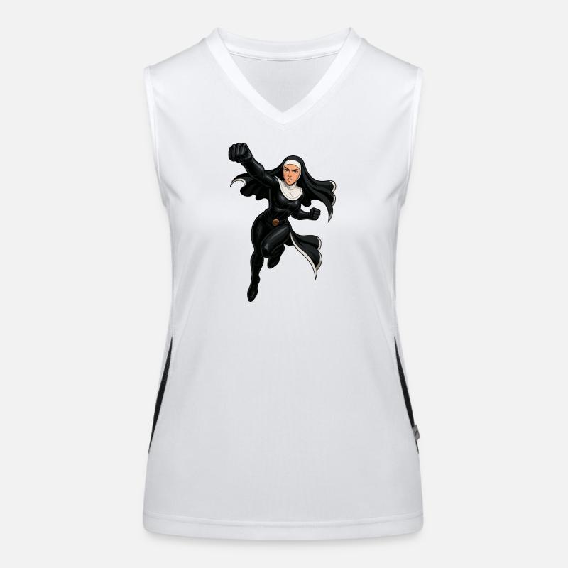 Nun Valiant Midnight Protector Women's Functional Contrast Tank Top