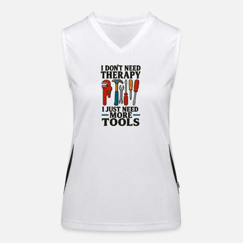 I don't need Therapy Women's Functional Contrast Tank Top