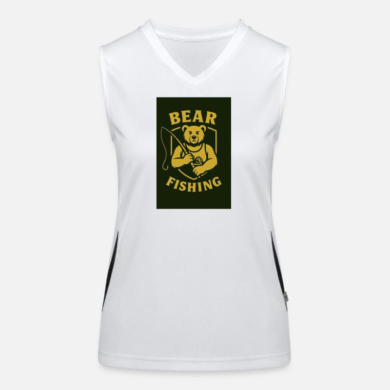5 BEARS – Angler Edition Women's Functional Contrast Tank Top