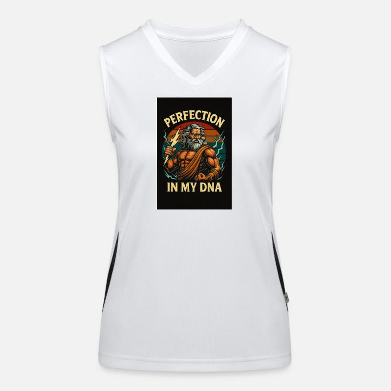 Perfektionskraft – Gott des Donners Funktionelles Kontrast-Tank Top für Frauen