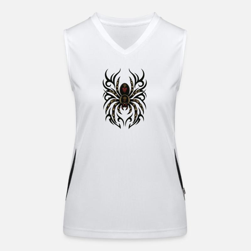 Fancy Tribal Spider Women's Functional Contrast Tank Top