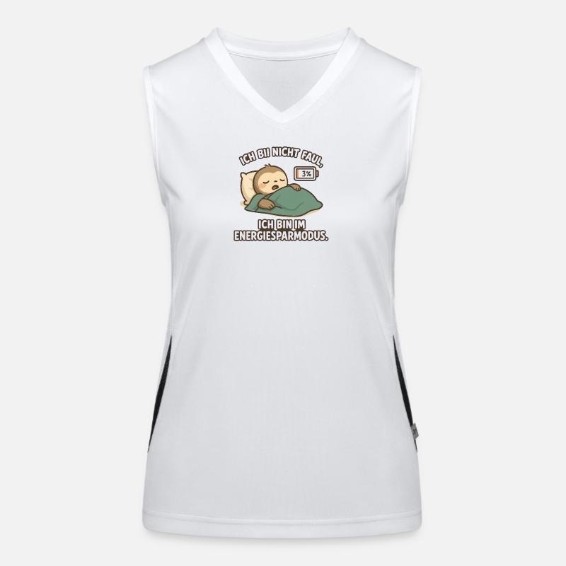 I'm Not Lazy – Power Saving Mode Women's Functional Contrast Tank Top