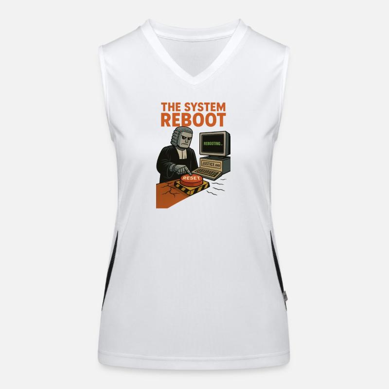 Der Neustart des Systems Funktionelles Kontrast-Tank Top für Frauen