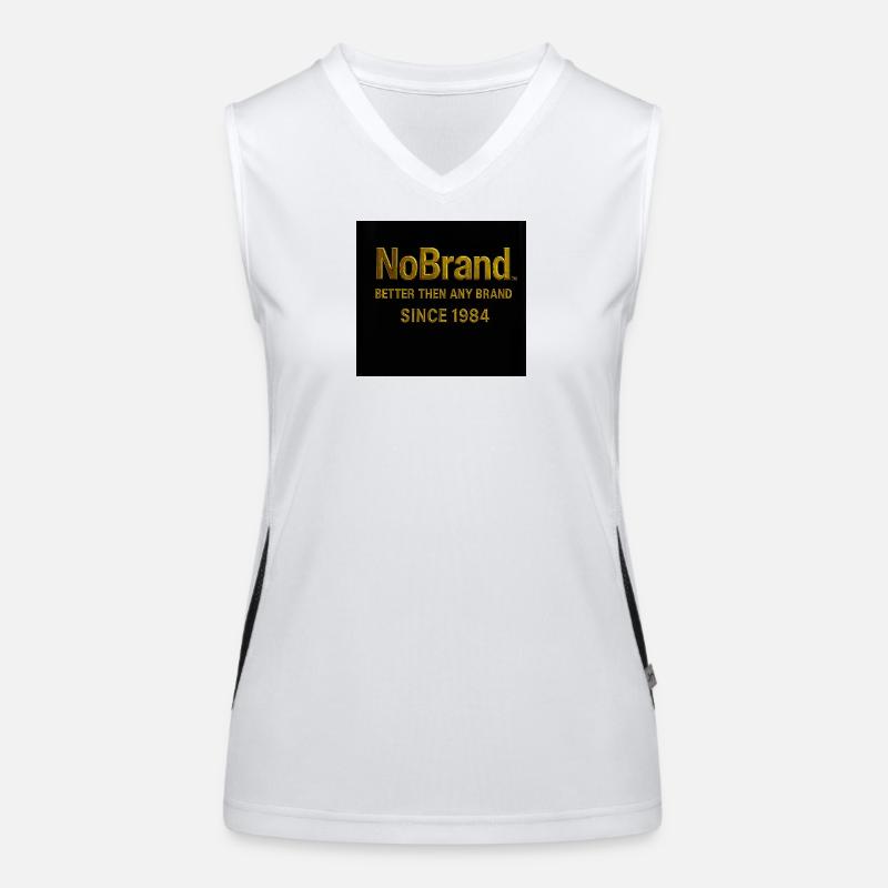 NoBrand 1984 design de texte doré Débardeur respirant contrasté Femme