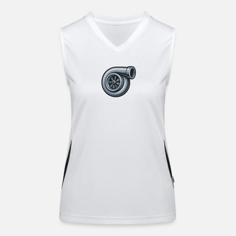 Mechanical Graphics Turbo Women's Functional Contrast Tank Top