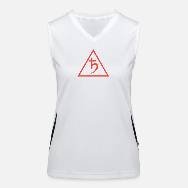 Saturn Funktionelles Kontrast-Tank Top für Frauen