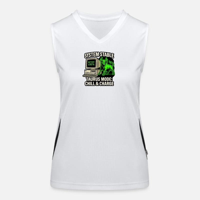 System Stable Taurus Mode Chill & Charge Women's Functional Contrast Tank Top