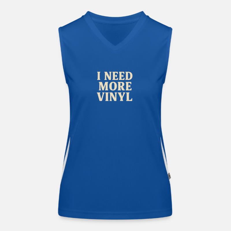 I Need More Vinyl Women's Functional Contrast Tank Top