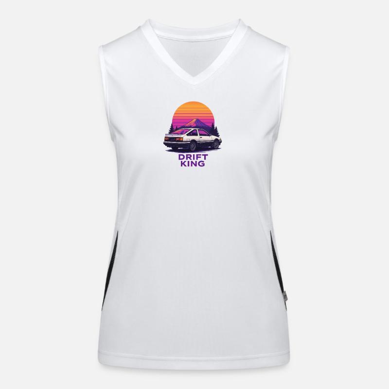 Drift King Sunset Mountain Women's Functional Contrast Tank Top