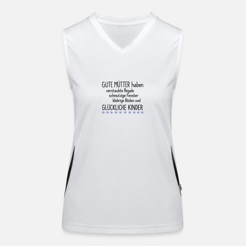 Gute Mütter Spruch Design Funktionelles Kontrast-Tank Top für Frauen
