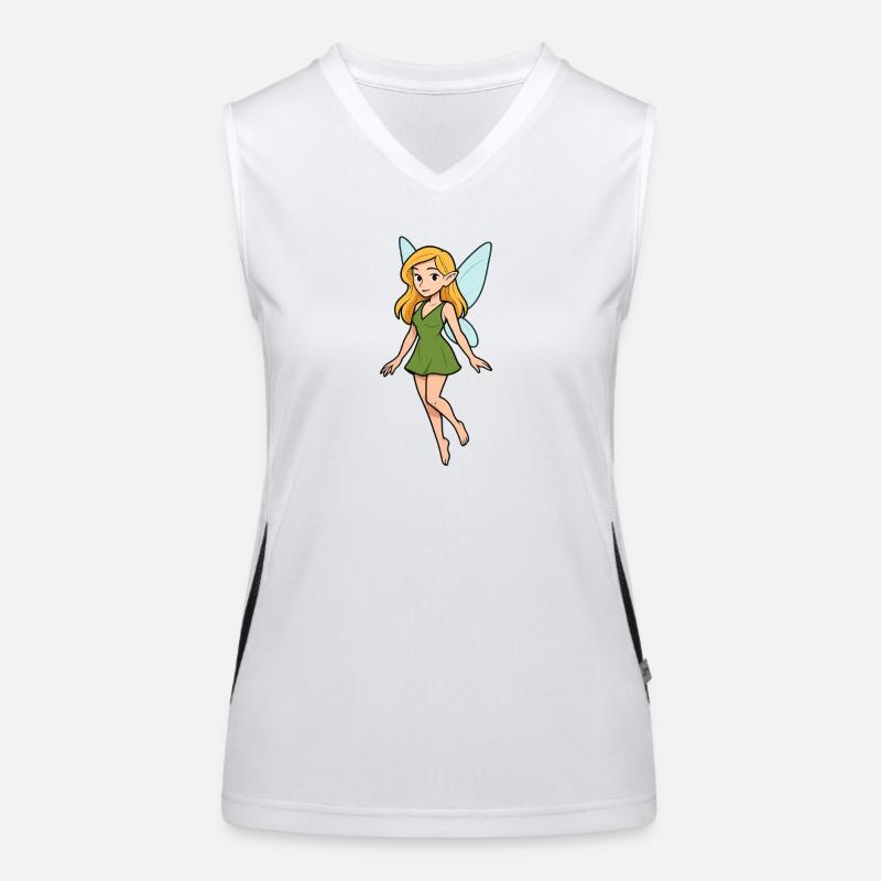 Green-clad forest elf Women's Functional Contrast Tank Top