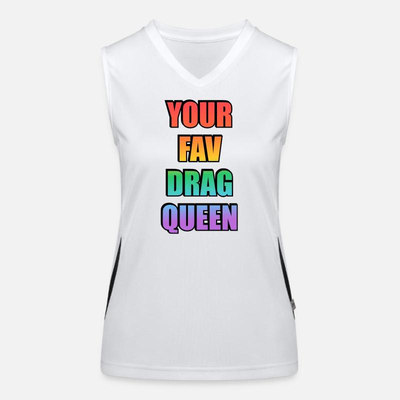 Votre préféré Drag Queen Gradient Débardeur respirant contrasté Femme