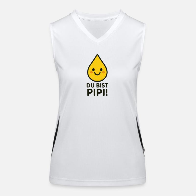 Yellow Drop Women's Functional Contrast Tank Top
