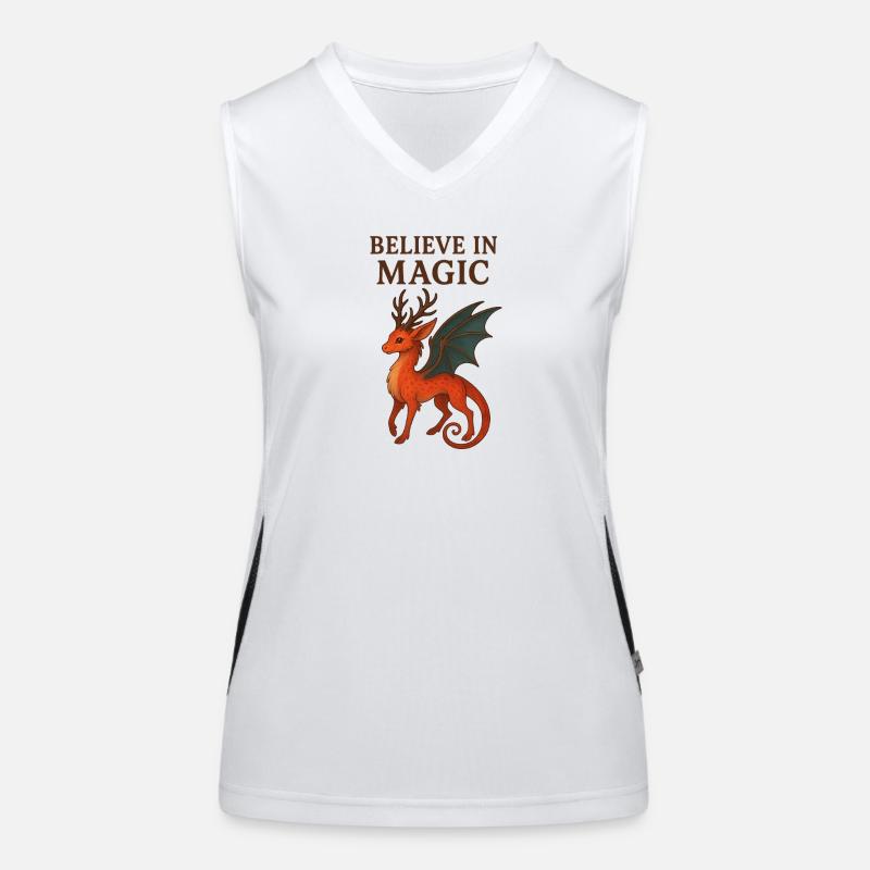 Believe in Magic Dragon Women's Functional Contrast Tank Top