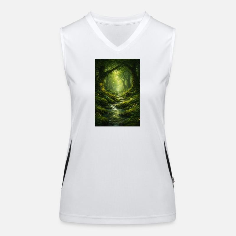 Mystical Forest Women's Functional Contrast Tank Top