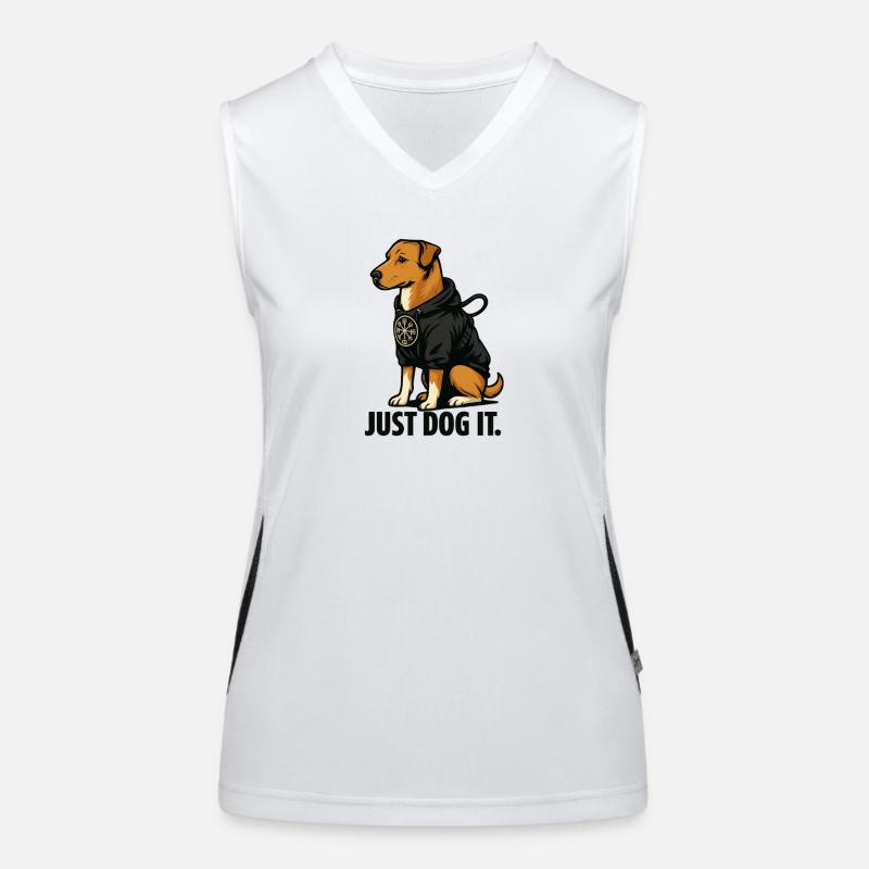 Fais-le chien Débardeur respirant contrasté Femme