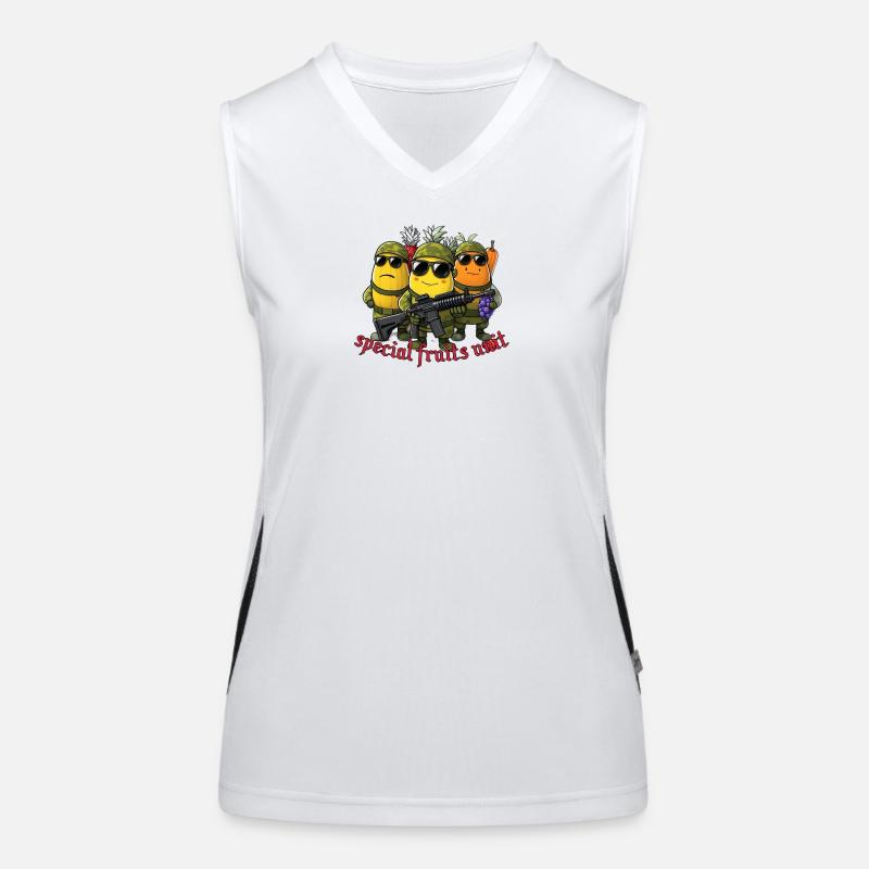 Spezialfrüchte Einheit Funktionelles Kontrast-Tank Top für Frauen