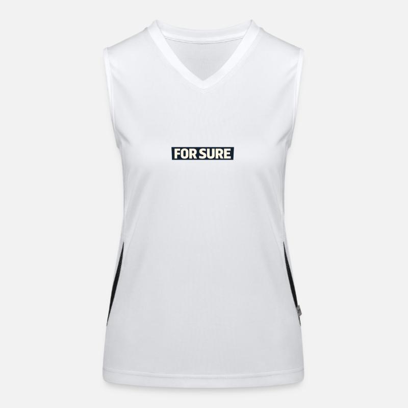 For sure. Débardeur respirant contrasté Femme