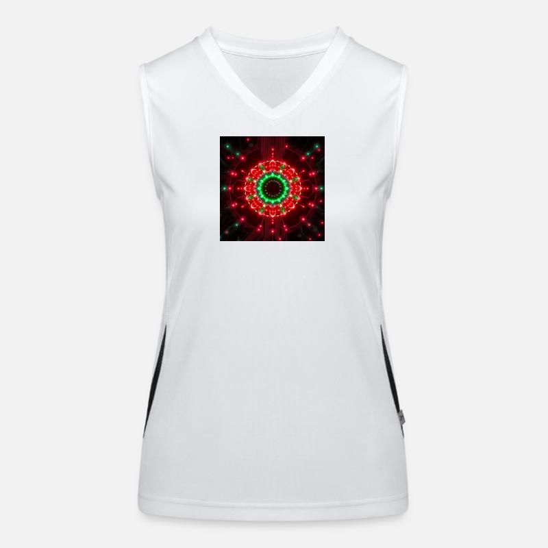 Centre Technologique Neon Mandala Débardeur respirant contrasté Femme