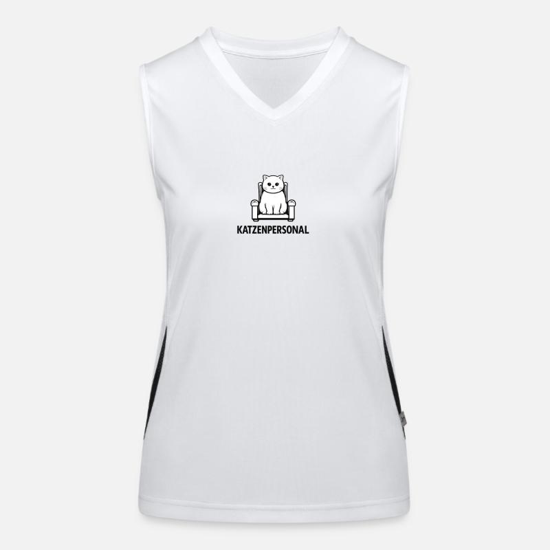 Official Cat Staff Women's Functional Contrast Tank Top