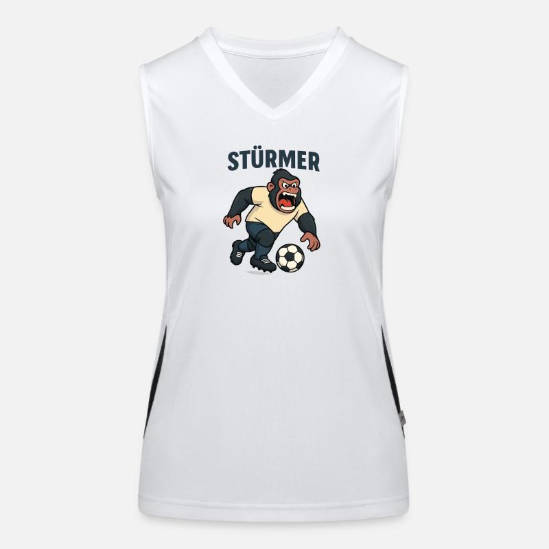 Striker Monkey Soccer Storm Women's Functional Contrast Tank Top