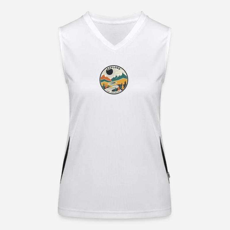Expedition ins Unbekannte Funktionelles Kontrast-Tank Top für Frauen