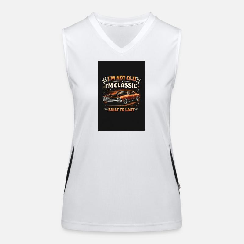 Old School Classic Built to Last Women's Functional Contrast Tank Top