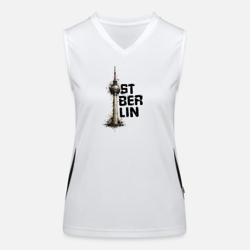 Ostberlin Funktionelles Kontrast-Tank Top für Frauen
