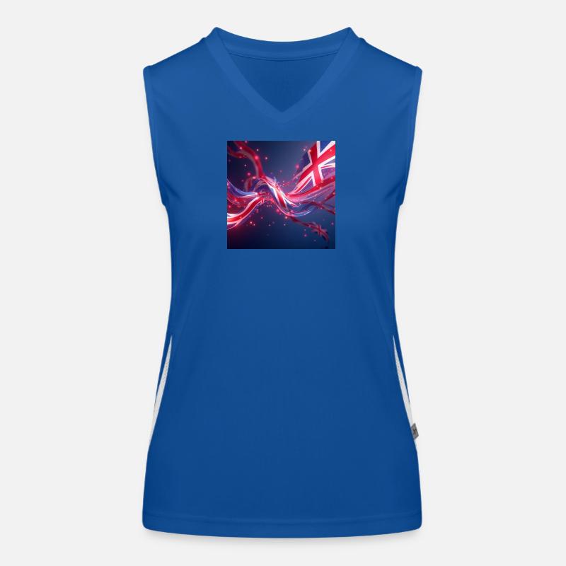 drapeaux_GB2 Women's Functional Contrast Tank Top