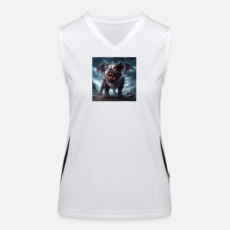 Red-eyed Abyss Hound Women's Functional Contrast Tank Top