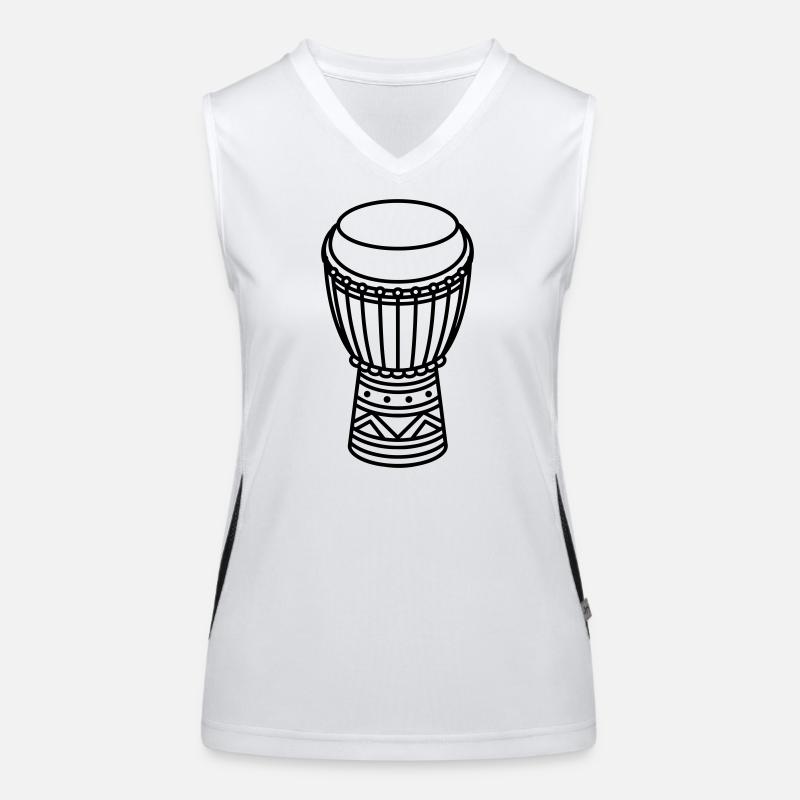 djembe Women's Functional Contrast Tank Top