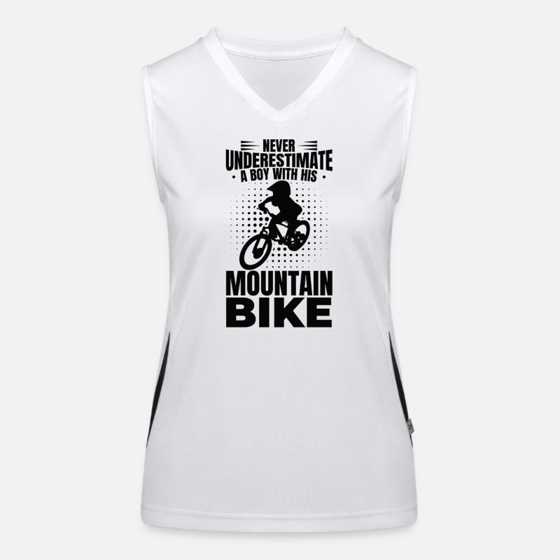 Garçon VTT Débardeur respirant contrasté Femme