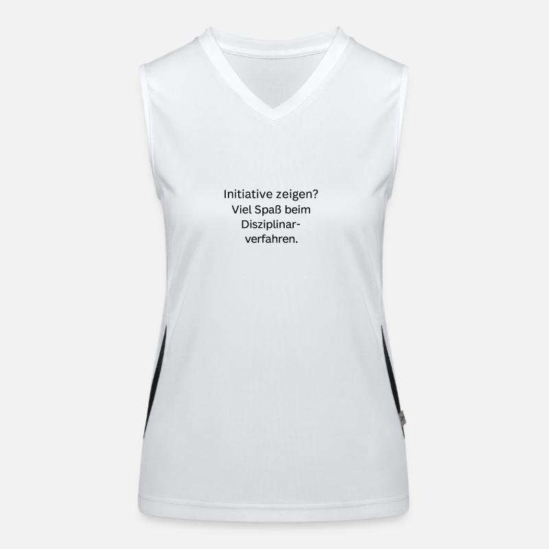 Initiative_zeigen Funktionelles Kontrast-Tank Top für Frauen