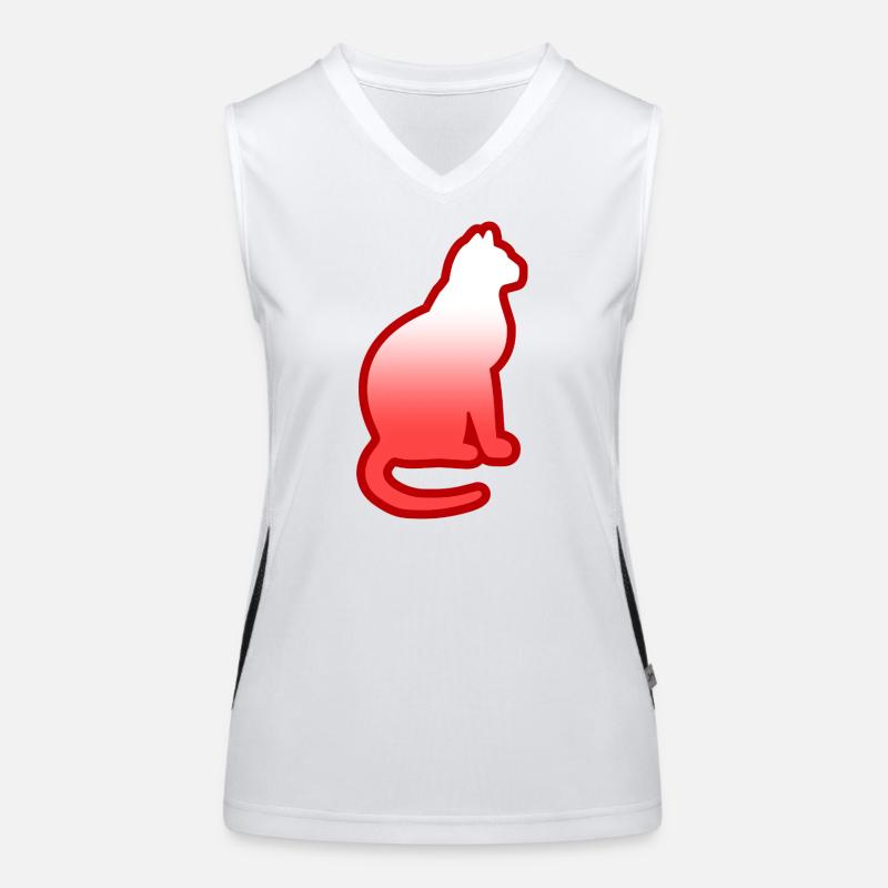 Cat Women's Functional Contrast Tank Top